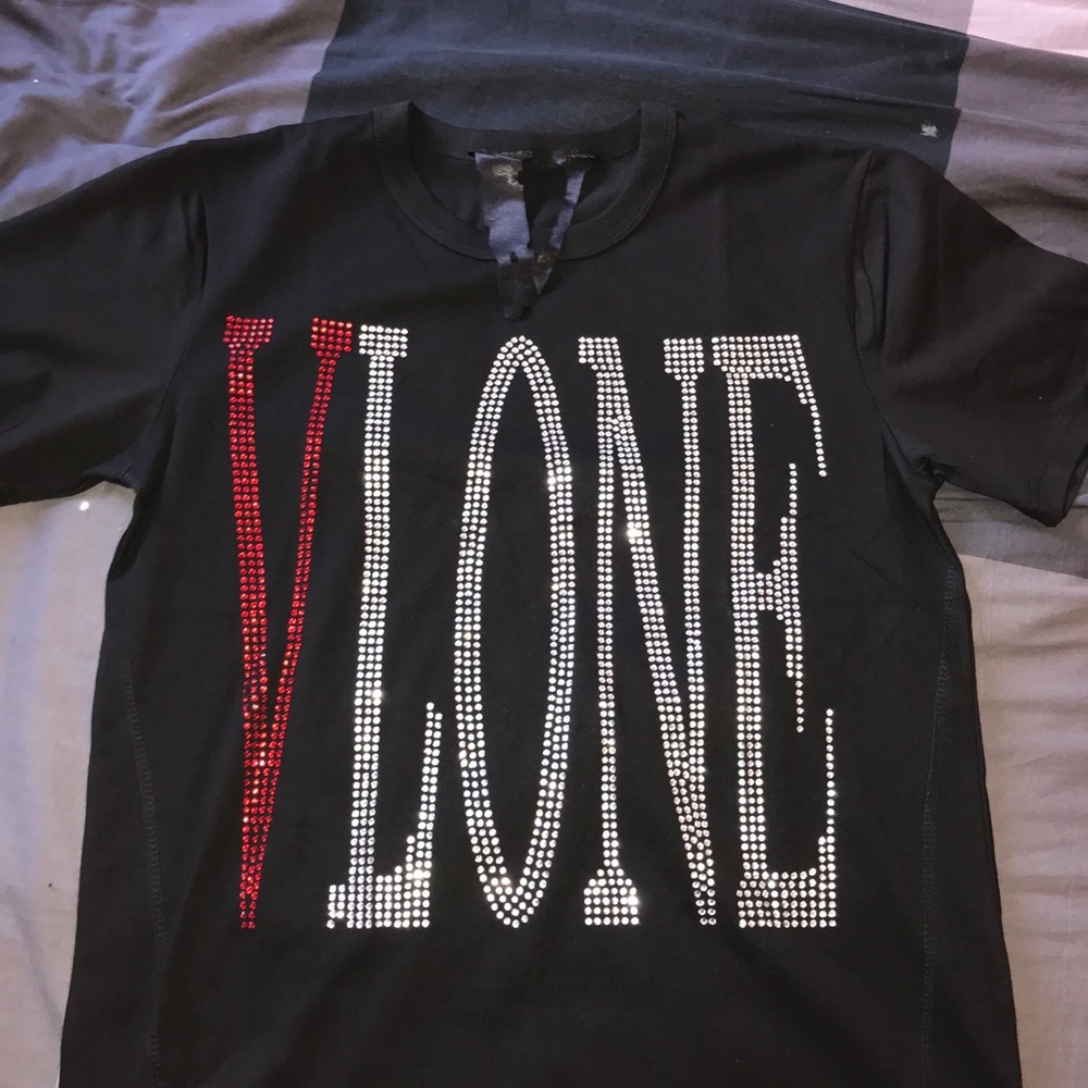 Vlone × Swarovski Rhinestone Tee